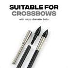Ballista Sting Micro-diameter Carbon Crossbow Bolts W  Ss Penetrator Inserts 3pc