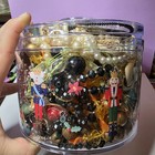 Mystery Jewelry Jar 3  Lb Lot Vintage To Now Wearable And Craft From Estate Sale
