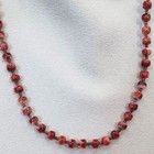 Vintage Dainty Choker Of Natural Red Coral Small Beads Necklace  Oceans  Beaches