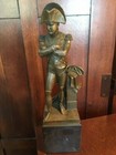 Beautiful Vintage Napoleon Bonaparte Bronze Statue On Marble Base Signed