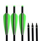 Crossbow Bolts Aluminum Arrows 2219  Archery Hunting Outdoor Practice 16-22 Inch