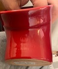 Emile Henry Made In France Salt Pig  Burgundy Red  340201   used 