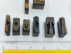 19 Vintage Wood Metal Letterpress Print Block Letters Numbers