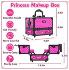 Hollyhi 58 Pcs Kids Makeup Kit For Girl Princess Toys Real Washable Cosmetic