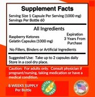 Pure Raspberry Ketone Diet Pills Fat Burner Works Fast For Women And Men 1000 Mg