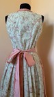 Alpenfee Dirndl Dress Apron Floral Lace Up Trachten Oktoberfest Eu 42 Romantic