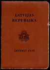1945 Passport Latvia Issuing General Consulate Of Latvia In Switzerland  bern 