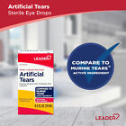 Leader Artificial Tears Lubricant Eye Drops Relieves Dry Eyes 0 5 Oz Pack Of 2