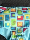 Evenflo Exersaucer World Explorer Blue Stamps Fabric Seat Cover Replacement Part
