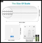 Digital Pet Baby Scale 220 Lb 0 02 Lb Accuracy Lcd Backlit Display White Tray