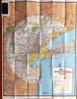 Vintage Mta Commuter Rail Guide  Nyc 50-mile Radius Map