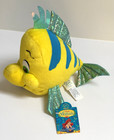 Vintage Little Mermaid   Flounder 6  Plush Toy   New With Tags