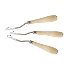 Latch Hook Tools 3pack Wooden Bent Latch Hooks