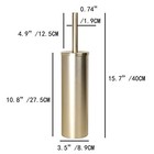 Stainless Steel Toilet Brush And Holder For Bathroom Toilet Bowl Cleaner Brush 