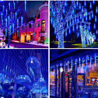192 288 Led Lights Meteor Shower Rain Tree String Light Garden Party Xmas Decro