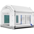 Portable 12 x12 x10  Inflatable Oxford Fabrics Paint Booth W blowers