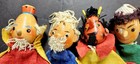 Lot Of 4 Vintage Sonneberger German Hand Puppets