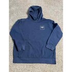 Vans Off The Wall Logo Navy Blue Hoodie Xl