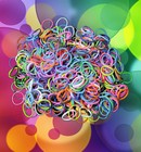 600 Loom Refill Rubber Bands   S-clips - Multi Color Mix - Free Shipping