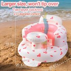 Upgraded Inflatable Baby Seat W  Tray  Thicker Sit Me Up Floor Seat  3-36m