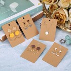 50pack Earring Cards Holder For Diy Ear Studs Earrings Necklace Jewelry Display