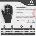 Kids Winter Gloves For Boys Girls Children Toddler Small 1 Pair-dark Grey