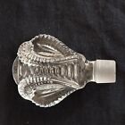Lot Of 6 Vintage Solid Crystal Glass Cruet Decanter Perfume Bottle Stoppers