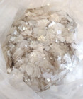 8 Oz  Large Mica Flakes - Grayish White - Natural Mineral Christmas Snow Craft