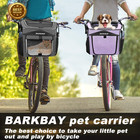 Dog Bike Basket Carrier  Expandable Foldable Soft-sided Dog Carrier  2 Open Door