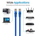 20 Pack Cat6 Patch Cable 1 5-15ft Lan Ethernet Cord For Gaming streaming Blue