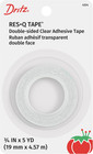 Dritz Clear Adhesive Tape  Fashion Tape  Double-sided  3 4  X 5-yards