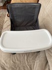 Summer Folding Baby Booster Seat W  Removable Tray   Safety Harness  Gray