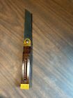Vintage Sliding T Bevel Square Rosewood   Brass Accents 10 5  Blade