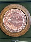 Operation Iraqi Freedom Iraq War Velvet Display Box Veteran Souvenir Rare Item