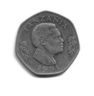 World Coins - Tanzania 20 Shilingi 1991 Coin Km  27 1
