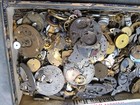 Over 4 Lbs  Of Watch Parts Gears  Plates  Movements For Repair   Steampunk Art
