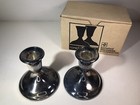 International Silver Company Candle Stick 4  Candlestick Holders Set Pair Of 2