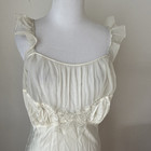 Vintage Godfried 30s 40s Long Gown Lingerie Dress Chiffon Nightgown 34  Small