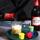  Silicone Wine Stoppers  Bottle Stopper  Wine Bottle Cork  Set Of 5  colors 