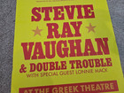 Stevie Ray Vaughan Original First Printing   Concert Poster