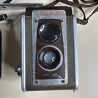 Lot Of 2 Vintage Kodak Duaflex Iii And Iv Cameras W flashes Untested 5b0