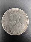 1917 C Newfoundland 50 Cents George V Silver Half Dollar Coin Fifty Cent