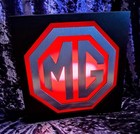 Mg Auto Mirrored Square Led Lighted Sign With Remote 