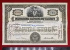 1937   international Telephone   Telegraph Corp     1 Shares  Stock Certificate 