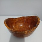 Stunning Handmade Burl Bowl With Natural Edge 