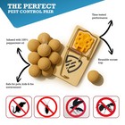 Mouse Deterrent Balls  24 Pack   1 Mouse Trap  Natural Aromatic Rodent Deterrent