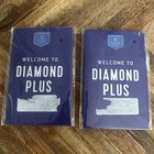 New Royal Caribbean Diamond Plus Member Pin   Luggage Tag Set   2 Pins 2 Tags  
