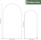 Set Of 2 Metal Arch Backdrop Balloon Stand Decor For Wedding Birthday 7 3ft 6ft