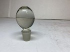 Vintage Clear Glass Bottle Stopper