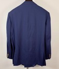 46 L Ralph Lauren Purple Label Blazer Jacket Double Breasted Hand Tailored Navy